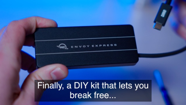 OWC Envoy Express - Thunderbolt Bus-Powered Portable NVMe M.2